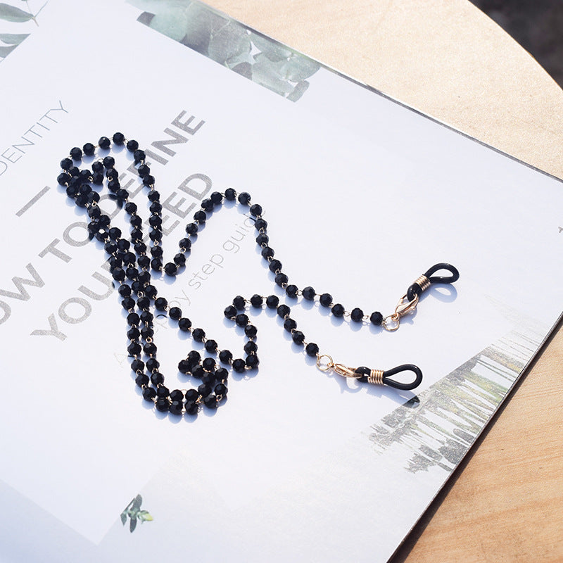 Stylische Perlen-Brillen Kette Karnz