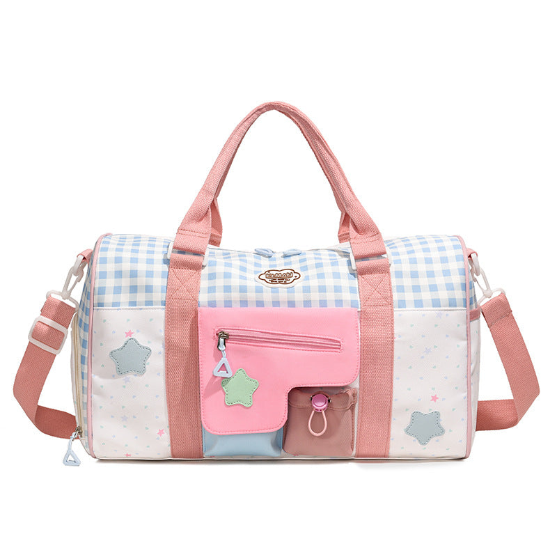 Verspielt gemusterte Tragetasche Duffle Bag Karnz