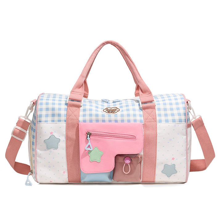 Verspielt gemusterte Tragetasche Duffle Bag Karnz