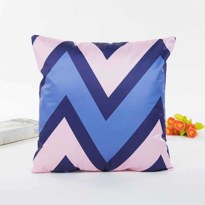 Künstlerisches Chevron Dekokissen