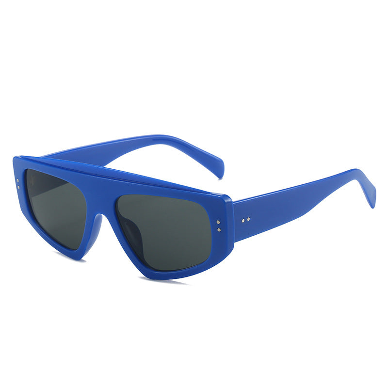 Damen Übergroße Sonnenbrille im trendigen Animal-Print Design Karnz