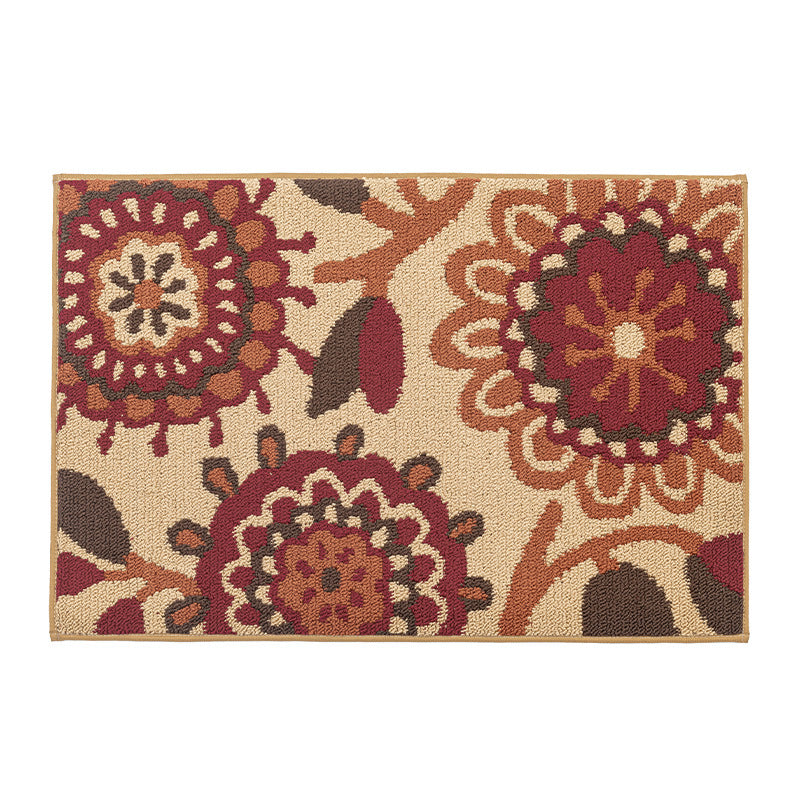 Künstlerischer Floraler Teppich