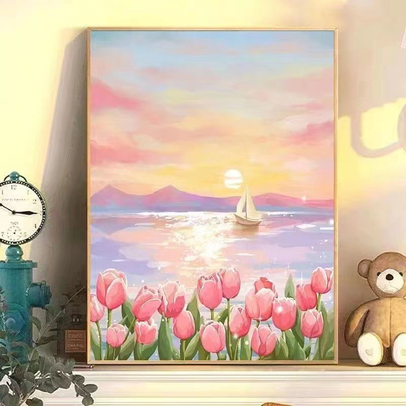 Floral Landscape Leinwandkunst Karnz