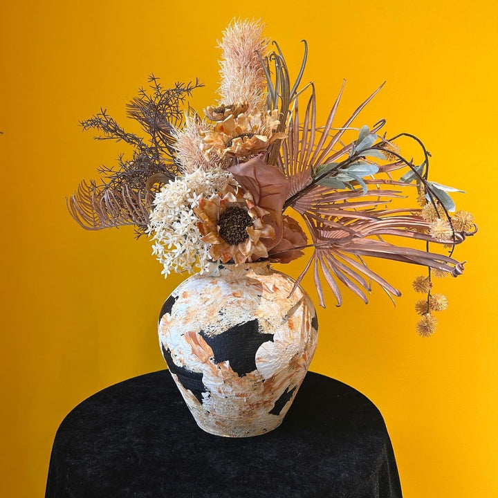 Getrockene Blumenstrauß Arrangement