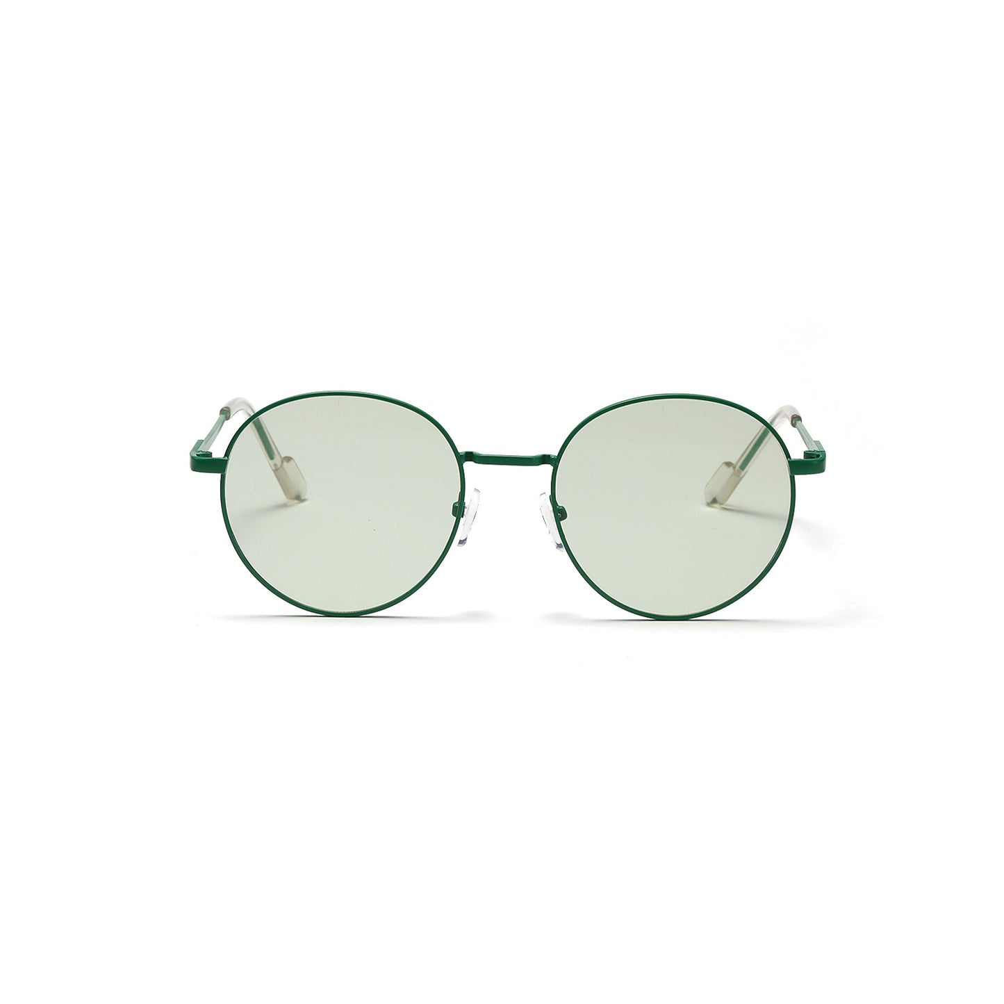Damen runde Sonnenbrille mit luxuriösem Metallrahmen und UV-Schutz Karnz