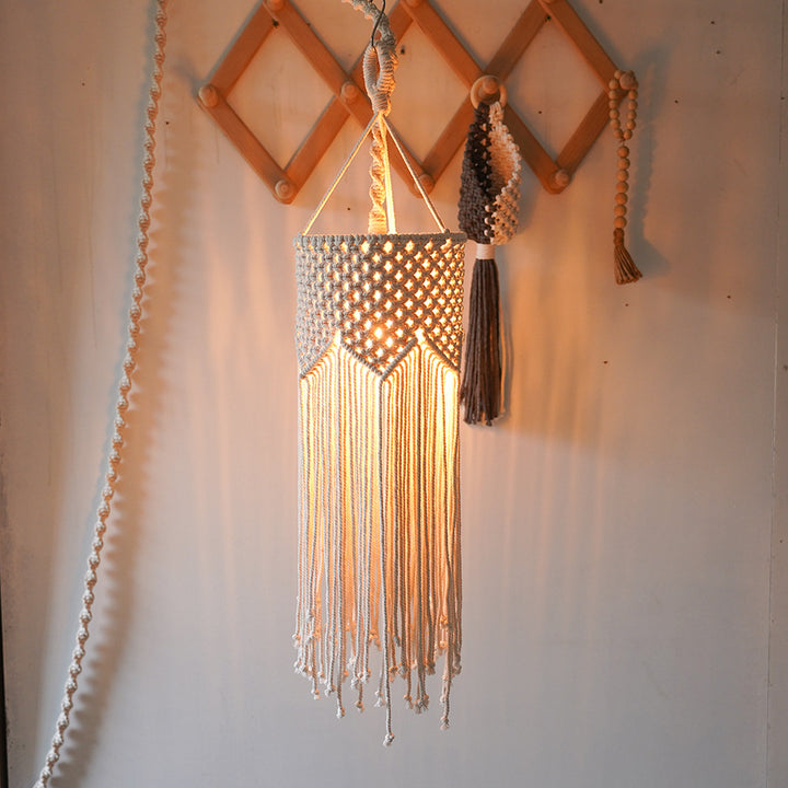 Macrame Pflanzenhalter Karnz