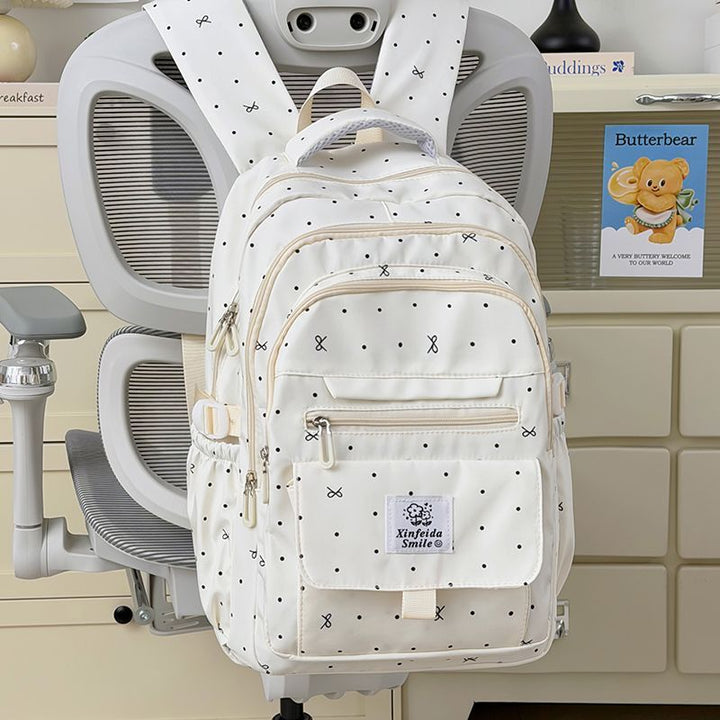Verspielter Mehrfach-Taschen Rucksack