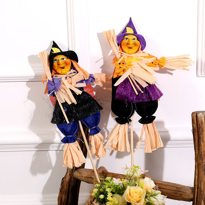 Dekorative Hexenpuppe Figurine