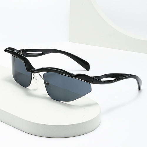 Damen Sportliche Sonnenbrille mit aerodynamischem Rahmen Karnz 1780028486