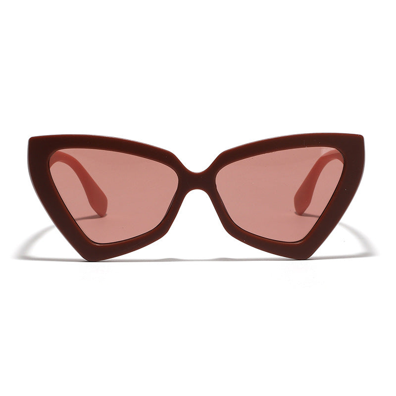 Damen Cat-Eye Sonnenbrille mit verspiegelten Gläsern und robustem Rahmen Karnz