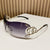 Damen futuristische Sonnenbrille mit verspieltem Design Karnz