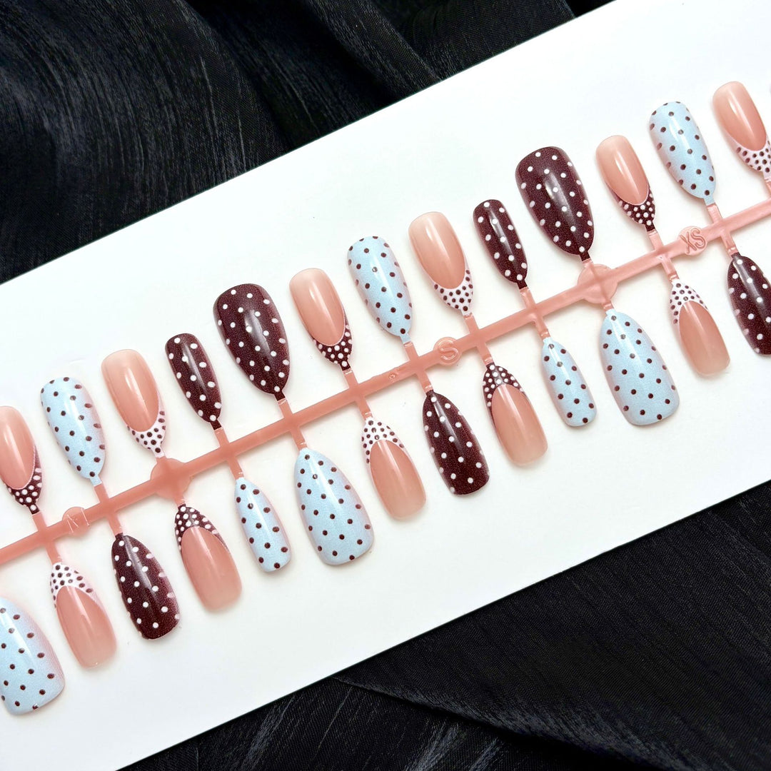 Polka Dot Design Press-On Nagelset