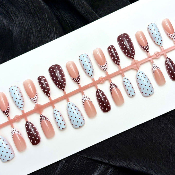Polka Dot Design Press-On Nagelset