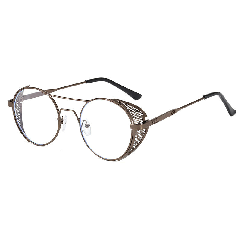 Damen Modische Metallfassung Brille Karnz