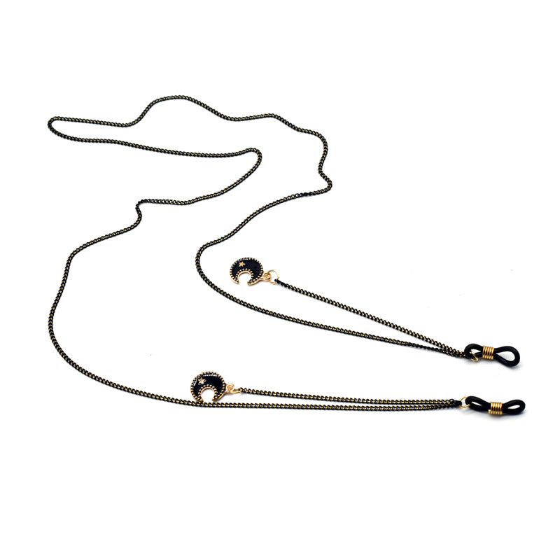 Stylische Statement Brillen Kette Karnz