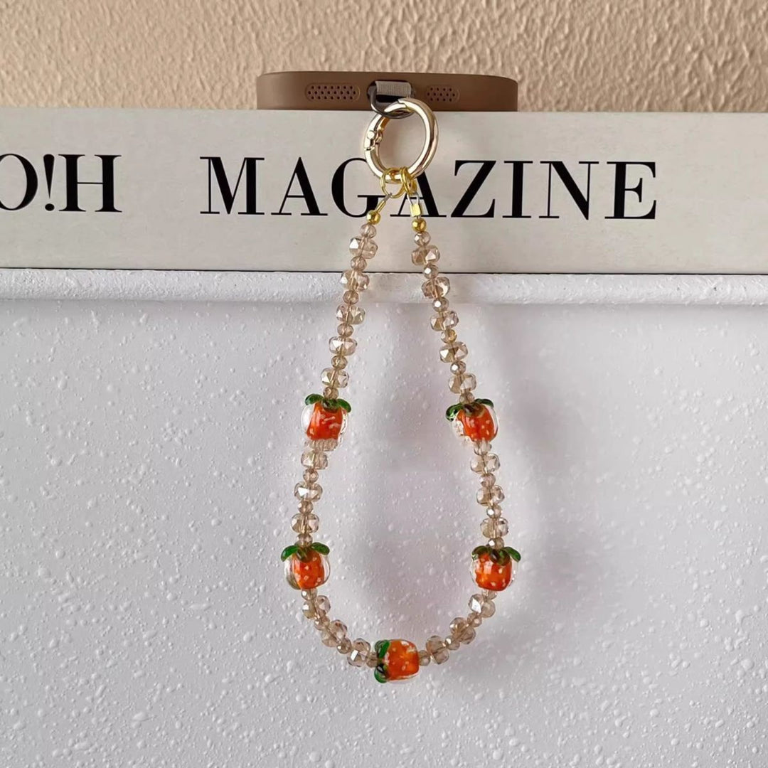 Elegante Perlen Charm Brillen Kette Karnz