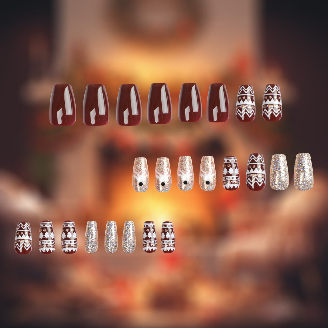 Weihnachten Nagelkunst Karnz