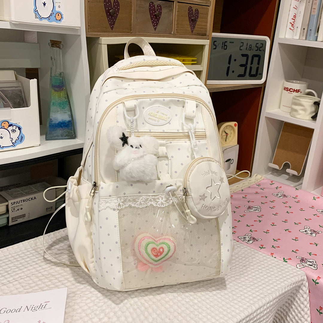 Charmanter gepunkteter Rucksack Karnz
