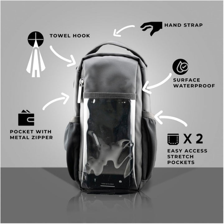 Multifunktionaler Rucksack mit Sichtfenster Karnz