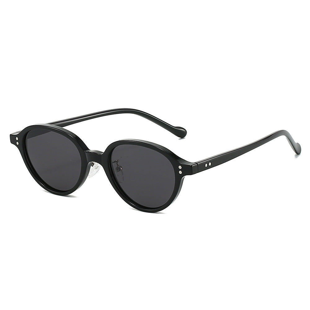 Damen Vintage-Inspirierte Sonnenbrille mit stilvollem ovalen Rahmen Karnz