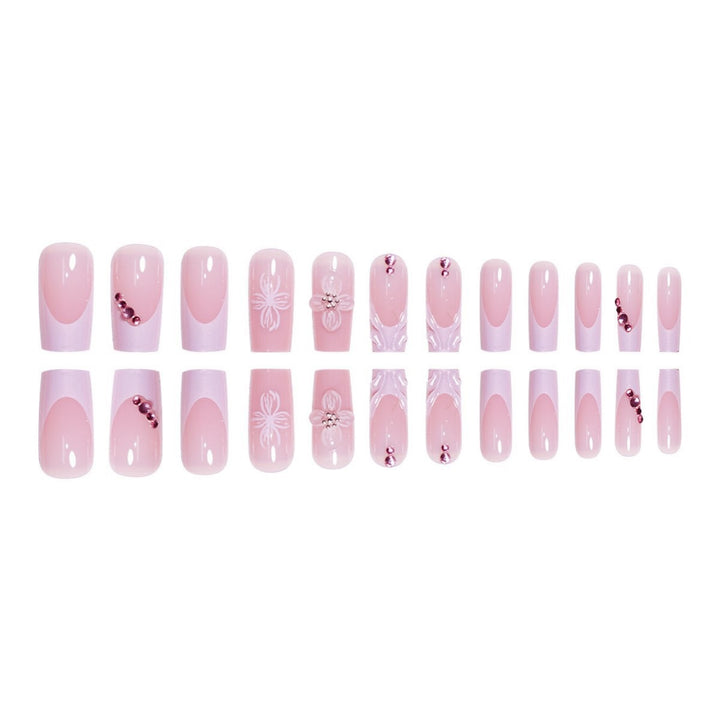 3D Floral Acryl Nagelerweiterungen Karnz