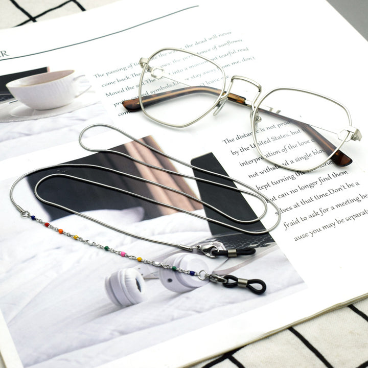 Bunte Perlenbrille Kette Karnz 1786692390