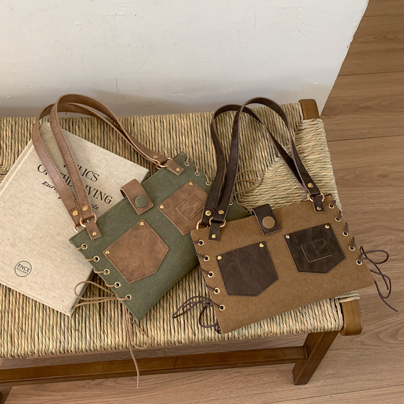 WoElegantly Structured Utility Tote Bag Karnz