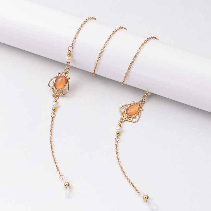 Elegante Tropfenohrringe mit Perlenakzenten Karnz