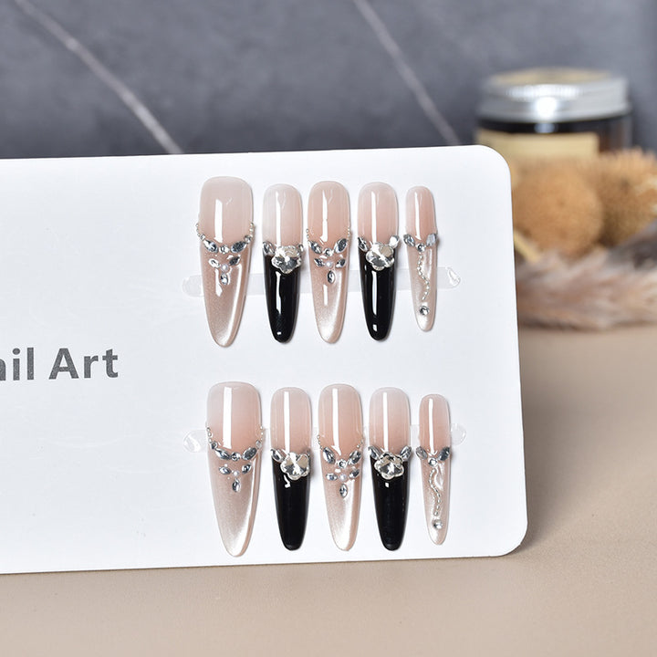 Trendy Acryl Press-On Nagelverlängerungen Karnz