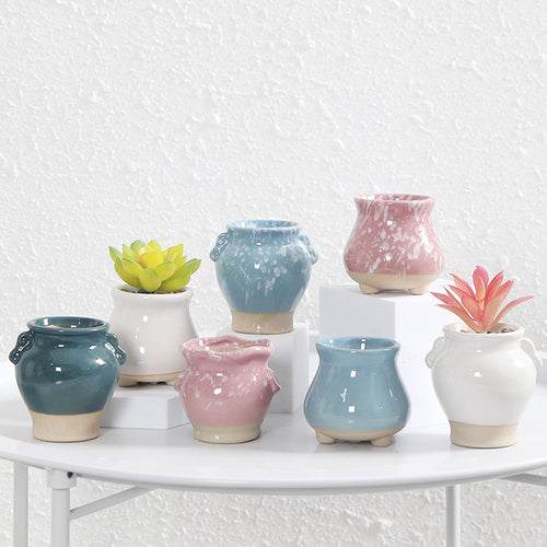 Miniatur Dekorativer Blumentopf Karnz