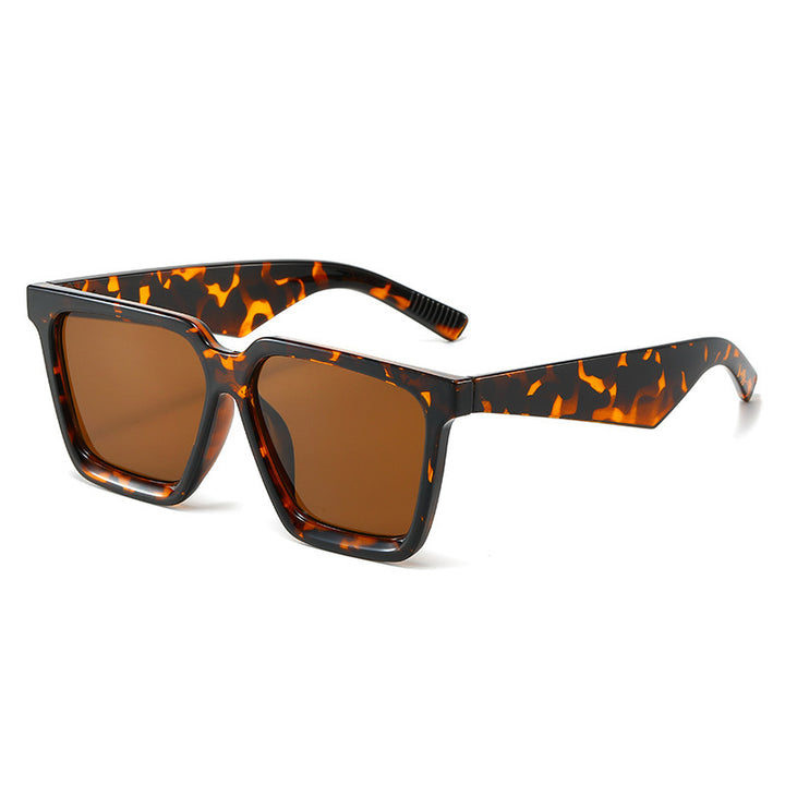 Oversized Schildpatt Mode Sonnenbrille Karnz