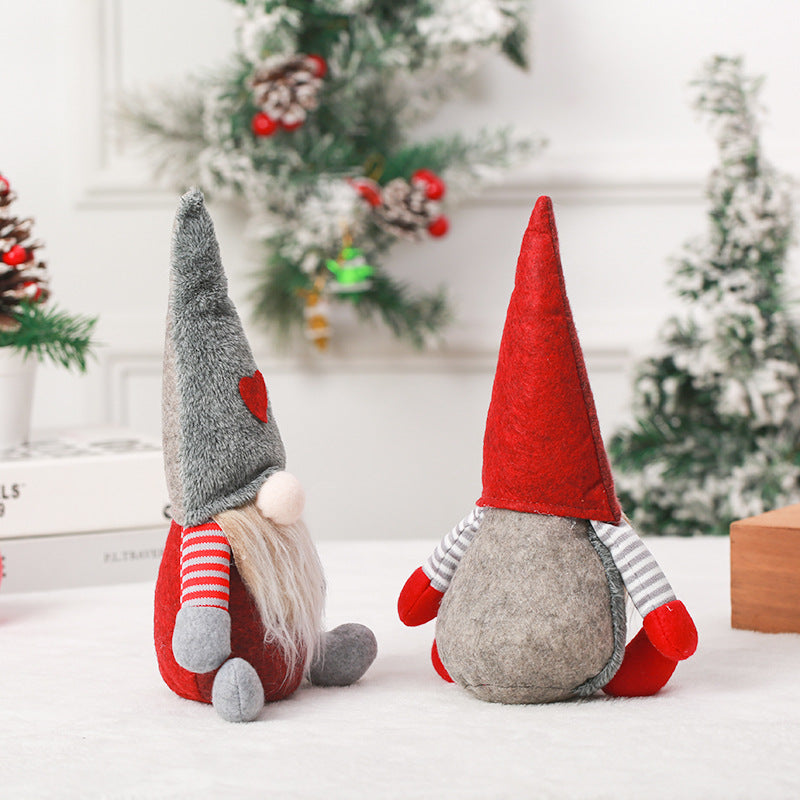 Niedliche Weihnachtsgnom Dekoration Karnz