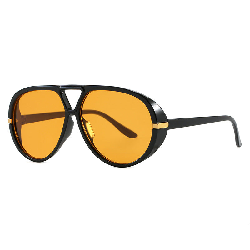 Damen modische große Sonnenbrille mit elegantem Rahmen und schützenden Gläsern Karnz