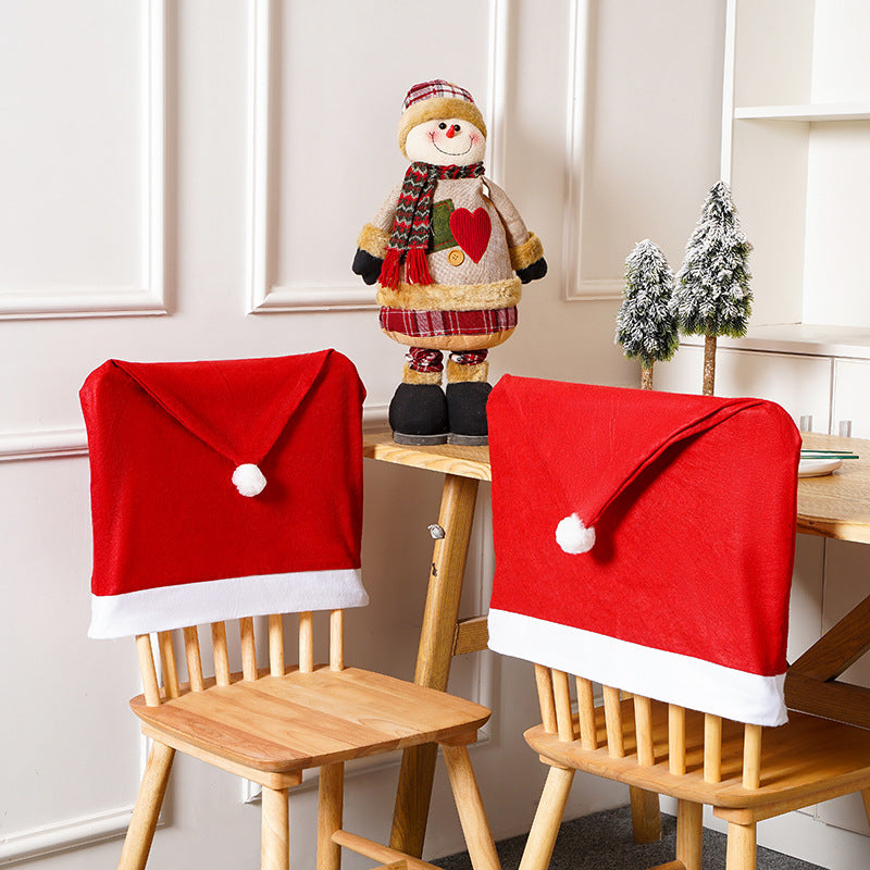Festlicher Stuhlüberzug mit Weihnachten-Motiv Karnz