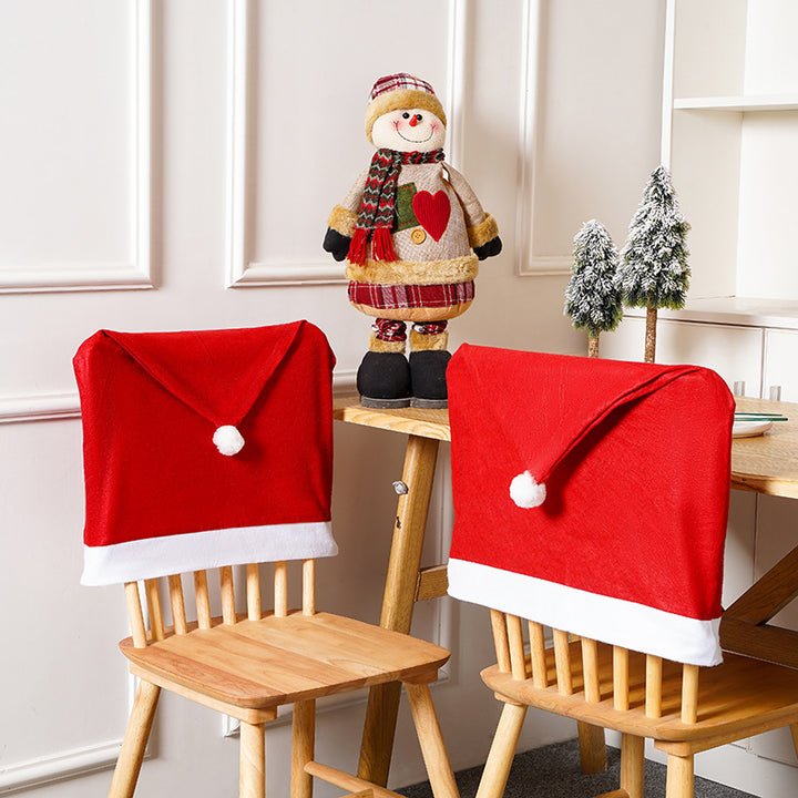 Festlicher Stuhlüberzug mit Weihnachten-Motiv Karnz
