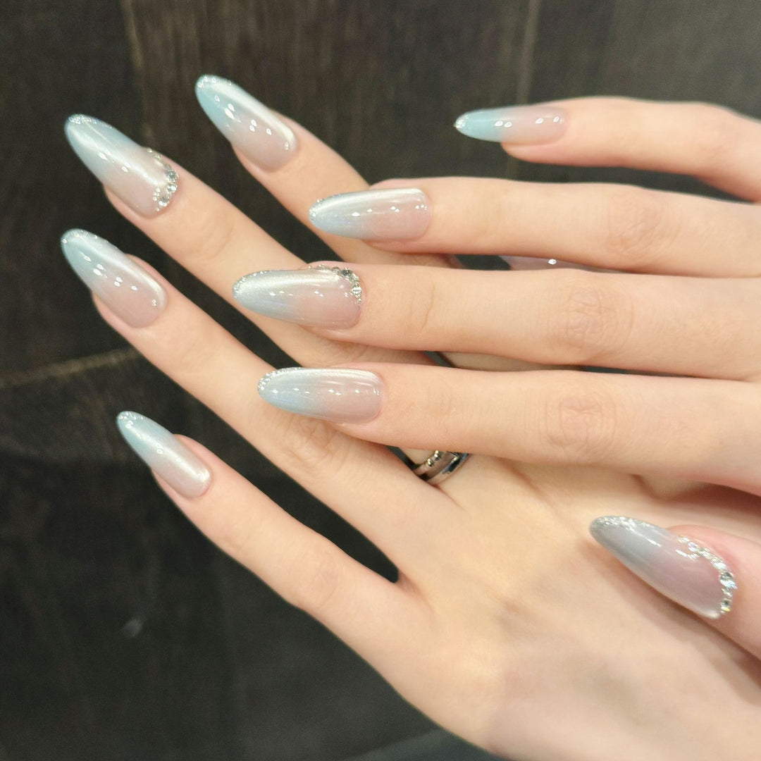 Ombre Glitter Press-On Nägel