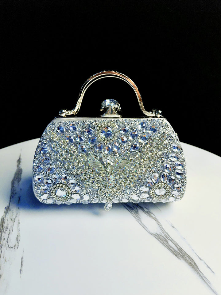 Prunkvoller mit Juwelen besetzter Abend-Clutch