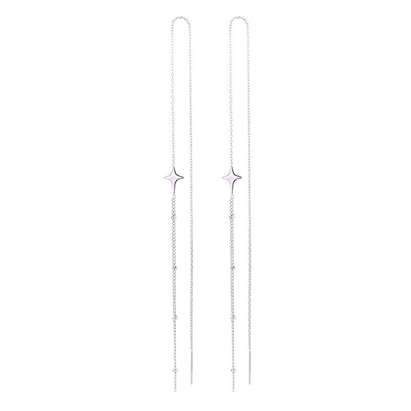 Elegante Y-Halskette mit Funkelndem Anhänger Karnz