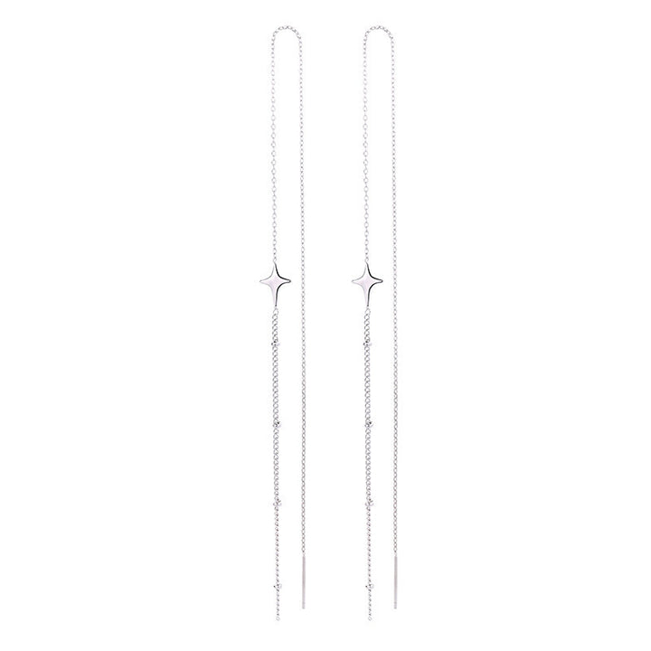 Elegante Y-Halskette mit Funkelndem Anhänger Karnz