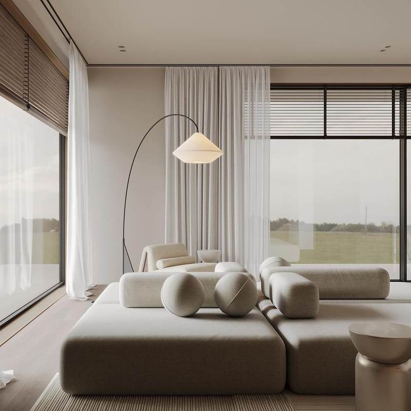 Moderne Stehlampe