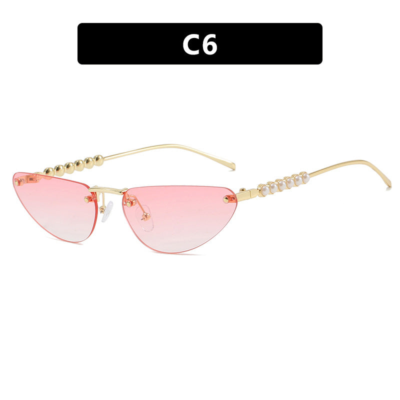 Damen Cat-Eye Sonnenbrille mit luxuriösen Details und schützendem UV-Filter Karnz