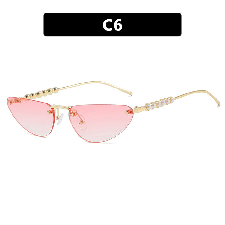 Damen Cat-Eye Sonnenbrille mit luxuriösen Details und schützendem UV-Filter Karnz