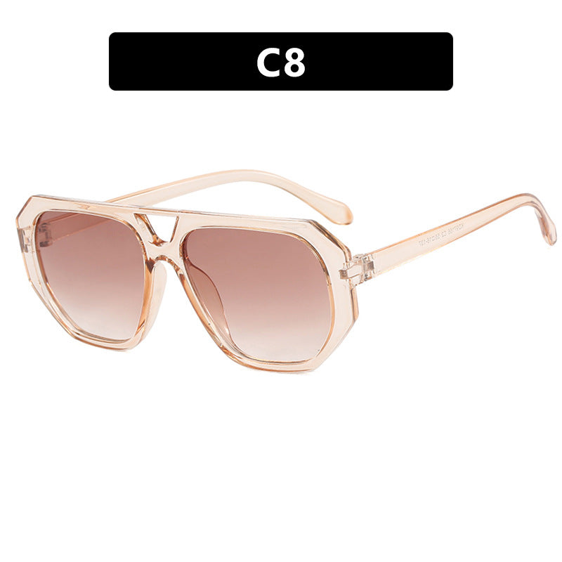 Damen Sonnenbrille im modischen Hexagon-Design mit UV-Schutz Karnz
