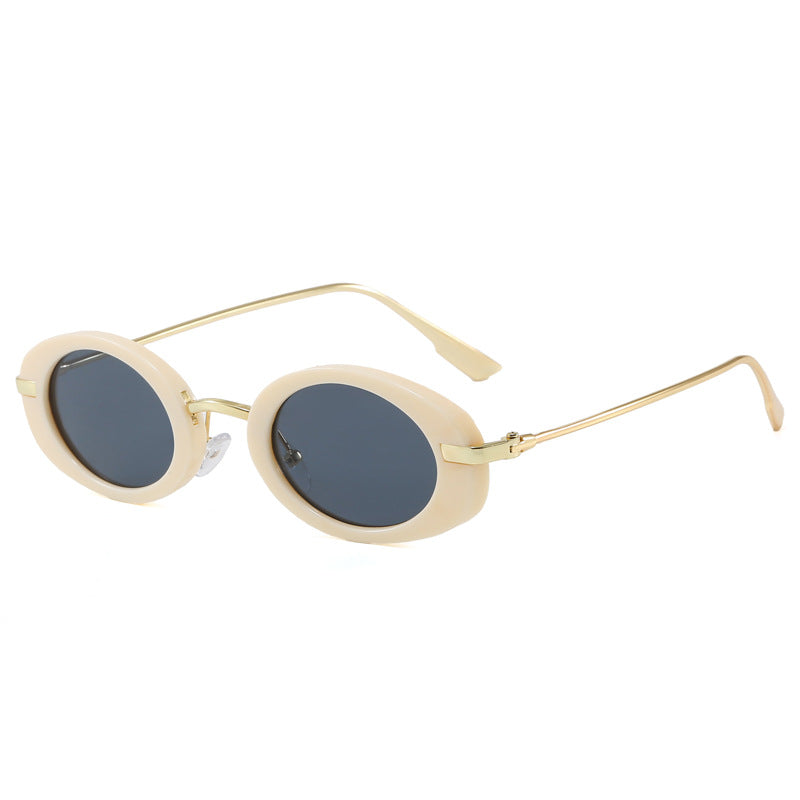 Modische Brille mit Ovalem Rahmen Karnz