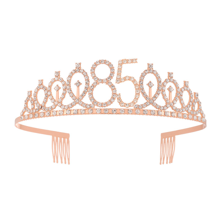 Damen Kristallverzierte Tiara mit elegantem Design Karnz