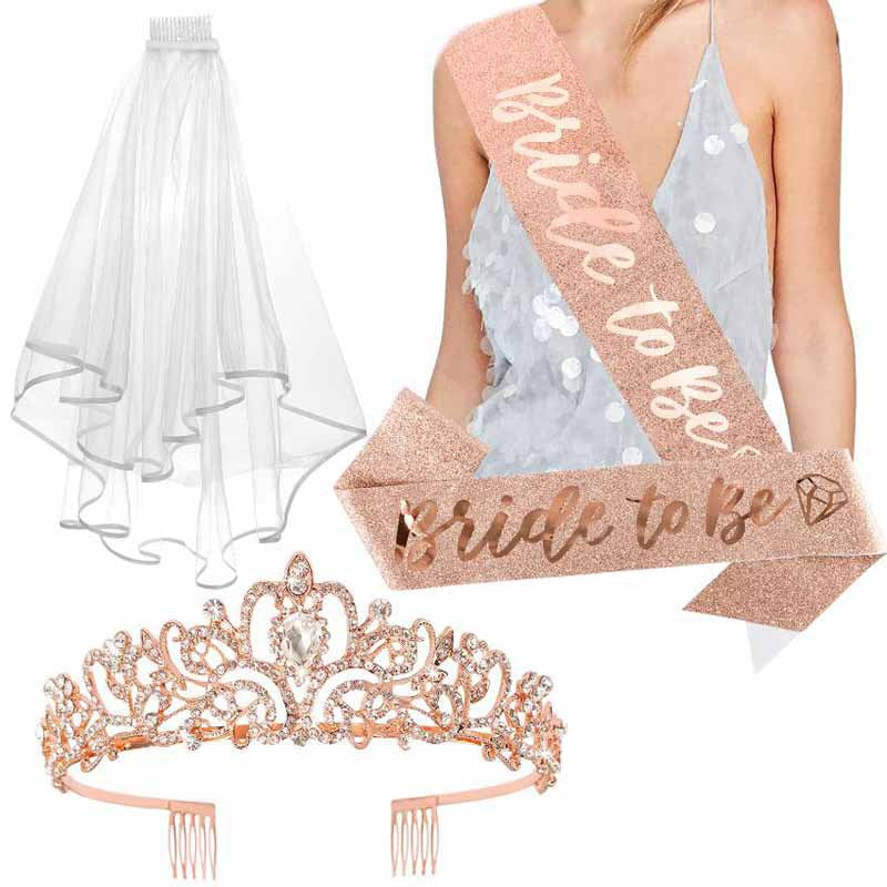Damen Braut-Accessoires Set Karnz