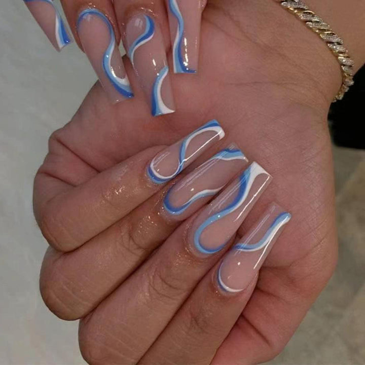 Künstlerische Gel-Nageldesigns