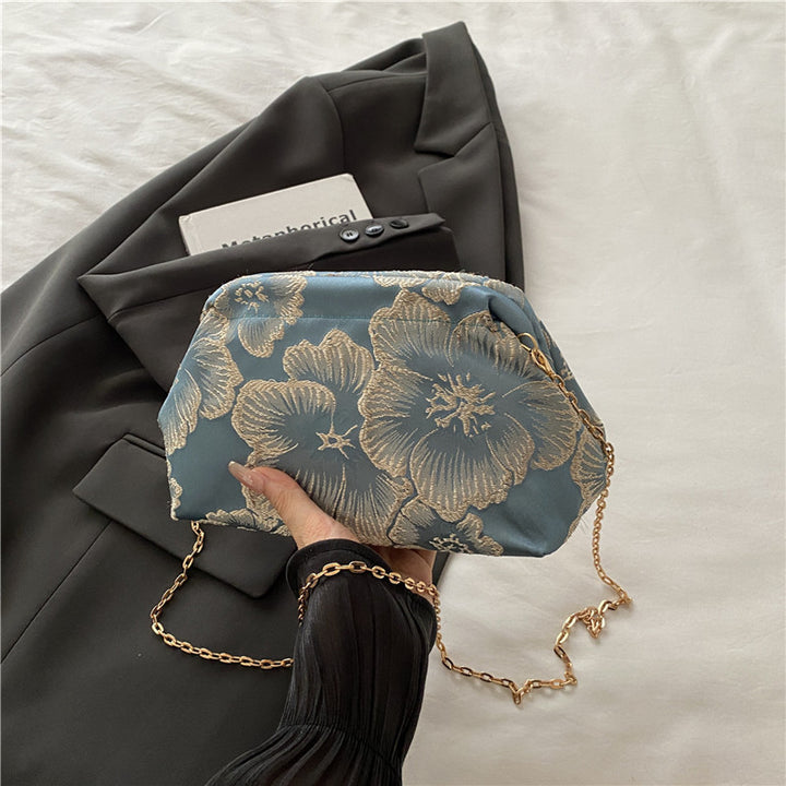 Bestickte Abendclutch Karnz