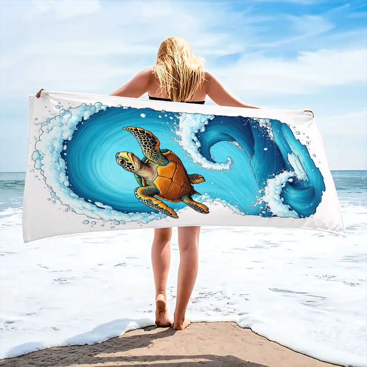 Luxuriöses Übergroßes Strandtuch Karnz
