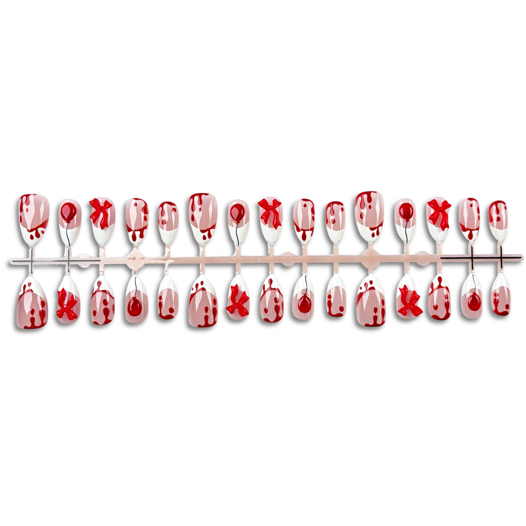 Festliches dekoratives Press-On-Nagelset